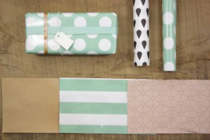 Hip inpakpapier en cadeaupapier, combineer ze met leuke labels en lint