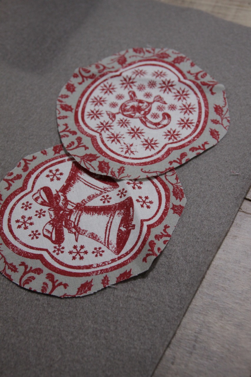 ornament stof knippen