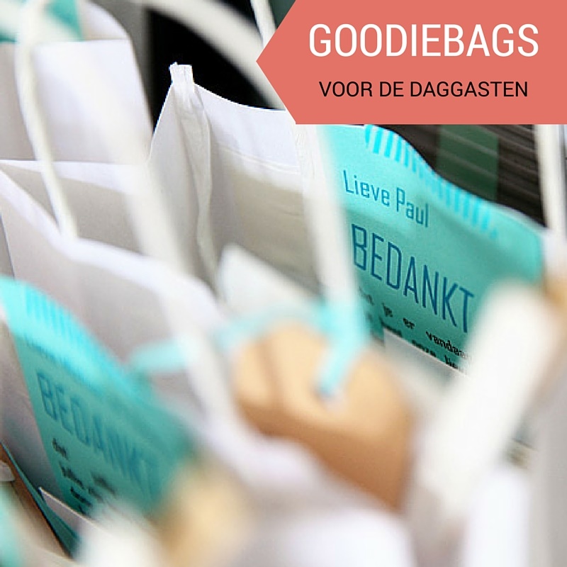 Goodiebag voor de daggasten