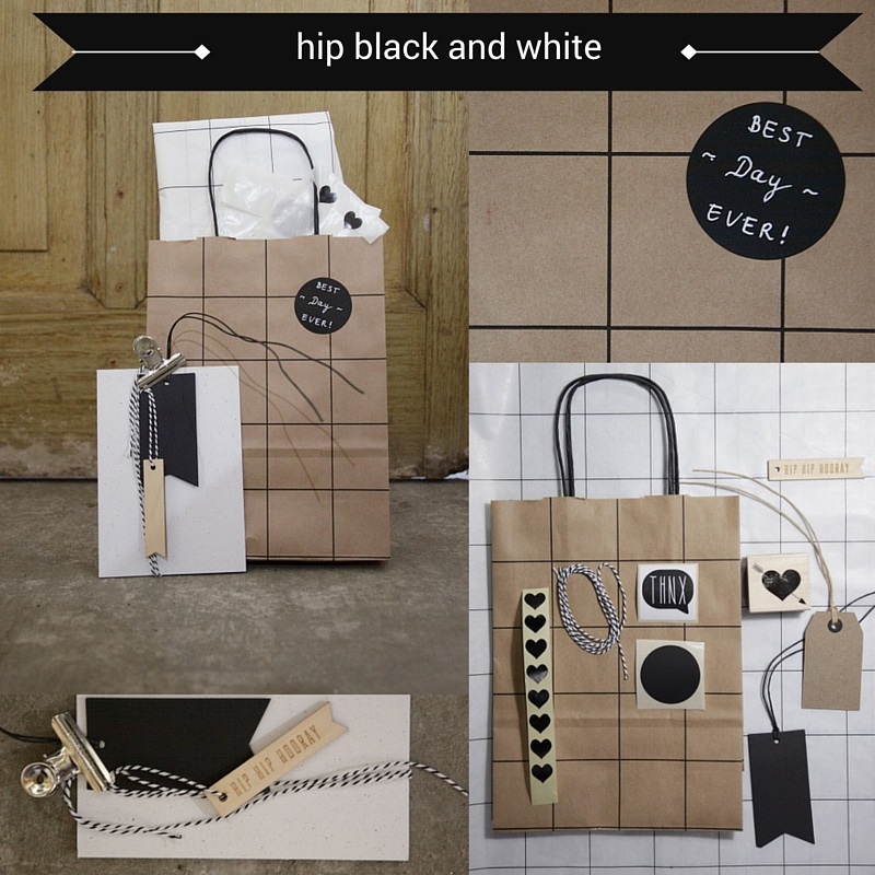 goodiebags black and white