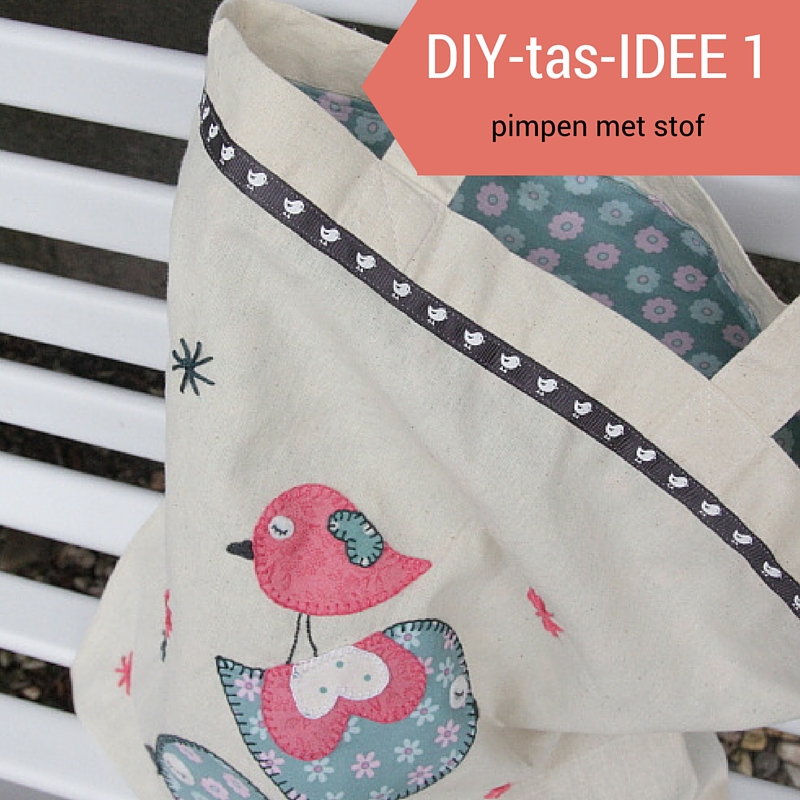 diy tas met applicatie