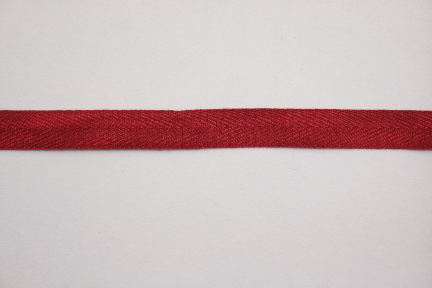 Rood keperband-effen-11mm-katoen