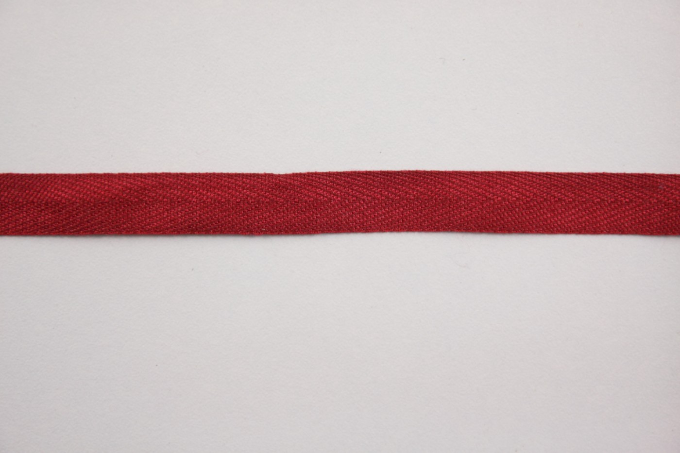 Rood keperband-effen-11mm-katoen