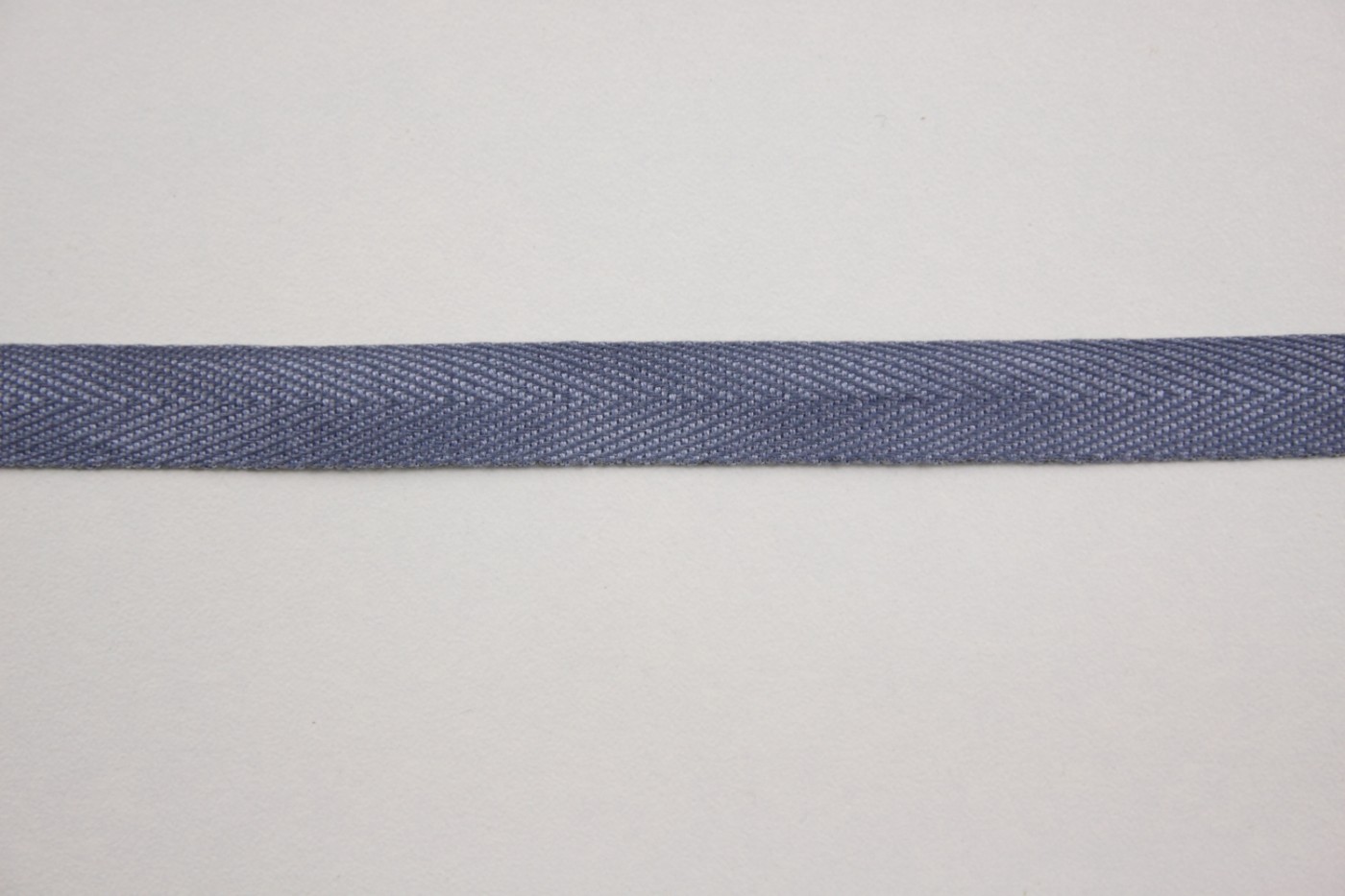 Oudblauw keperband-effen-11mm-katoen