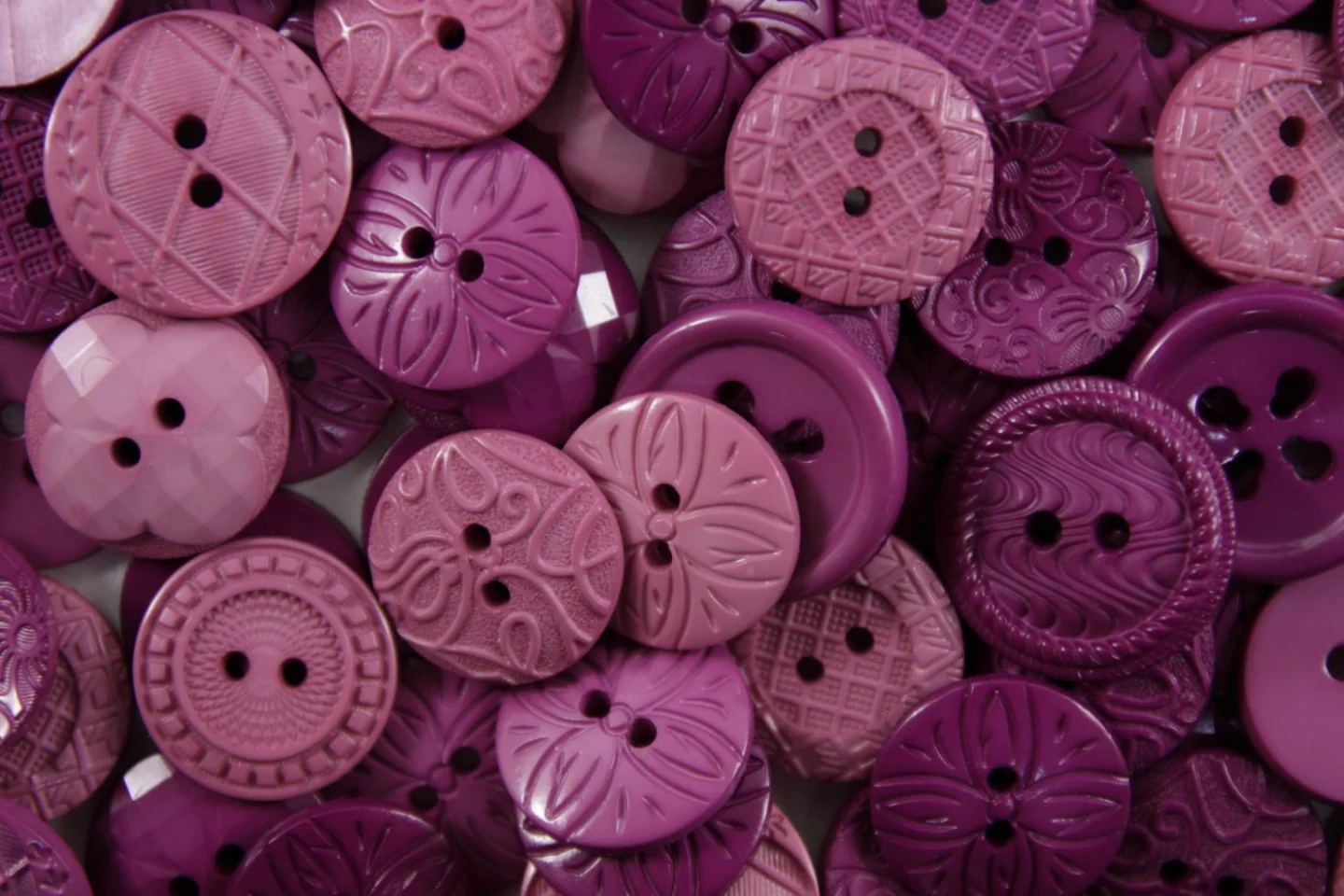 Sierknoopjes-roze en paarstinten-17 tot.