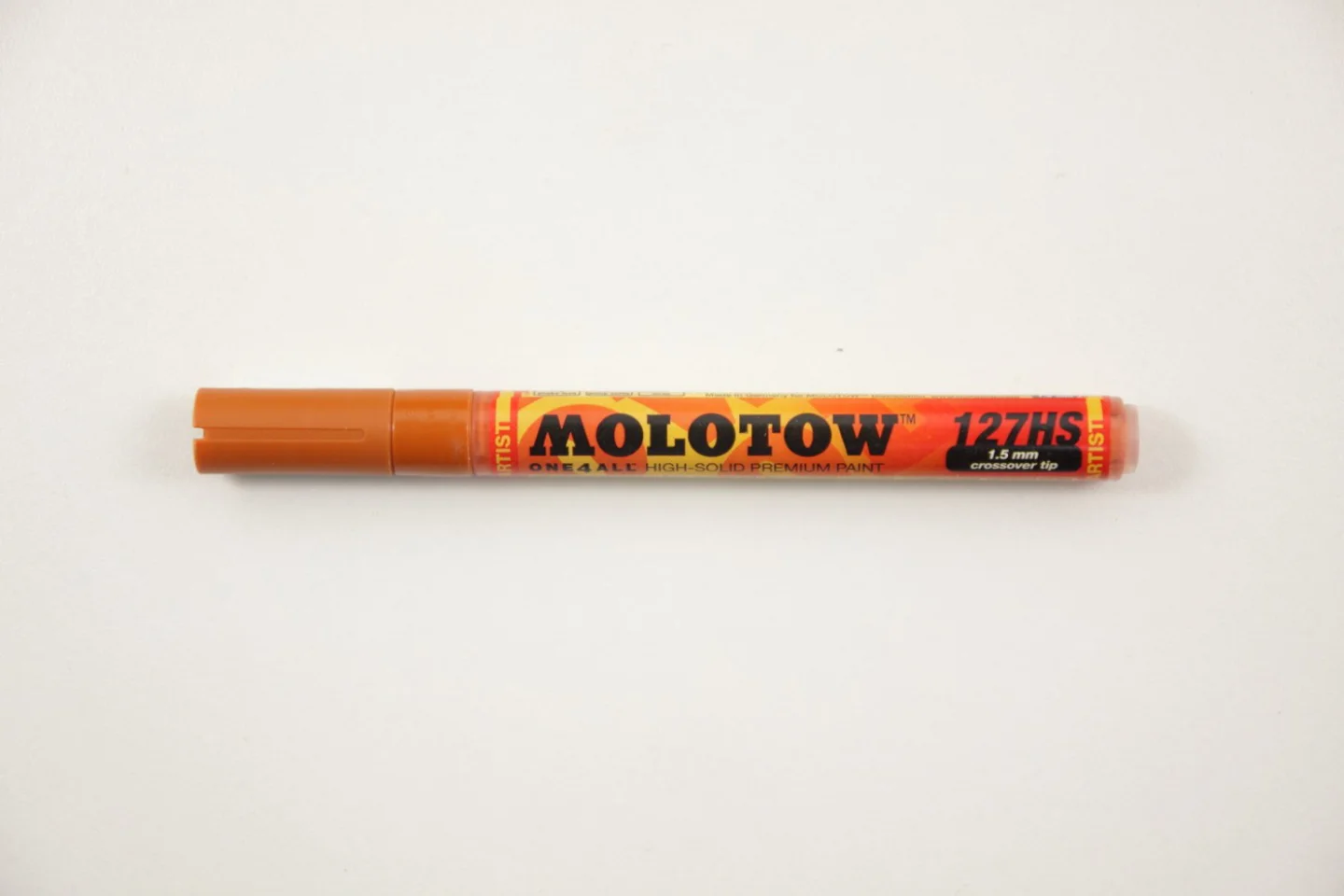Acrylstift-Molotow 127 HS-warmoranje-010.
