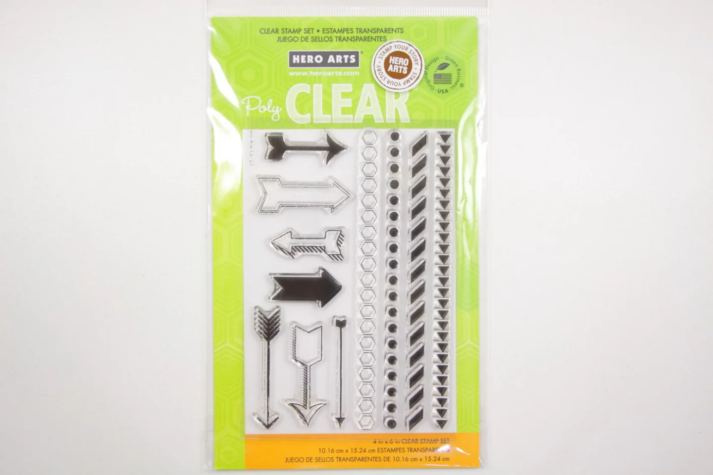 Blank stempel-Hero Arts-cling-borders ar.