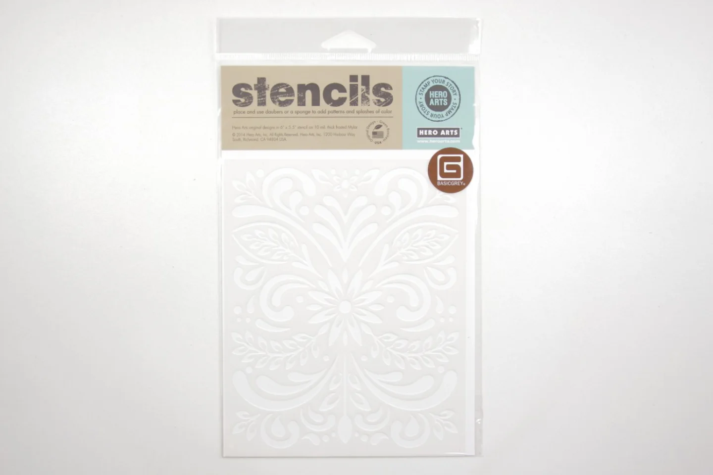Stencil-Hero Arts-leaf and flourish-art.
