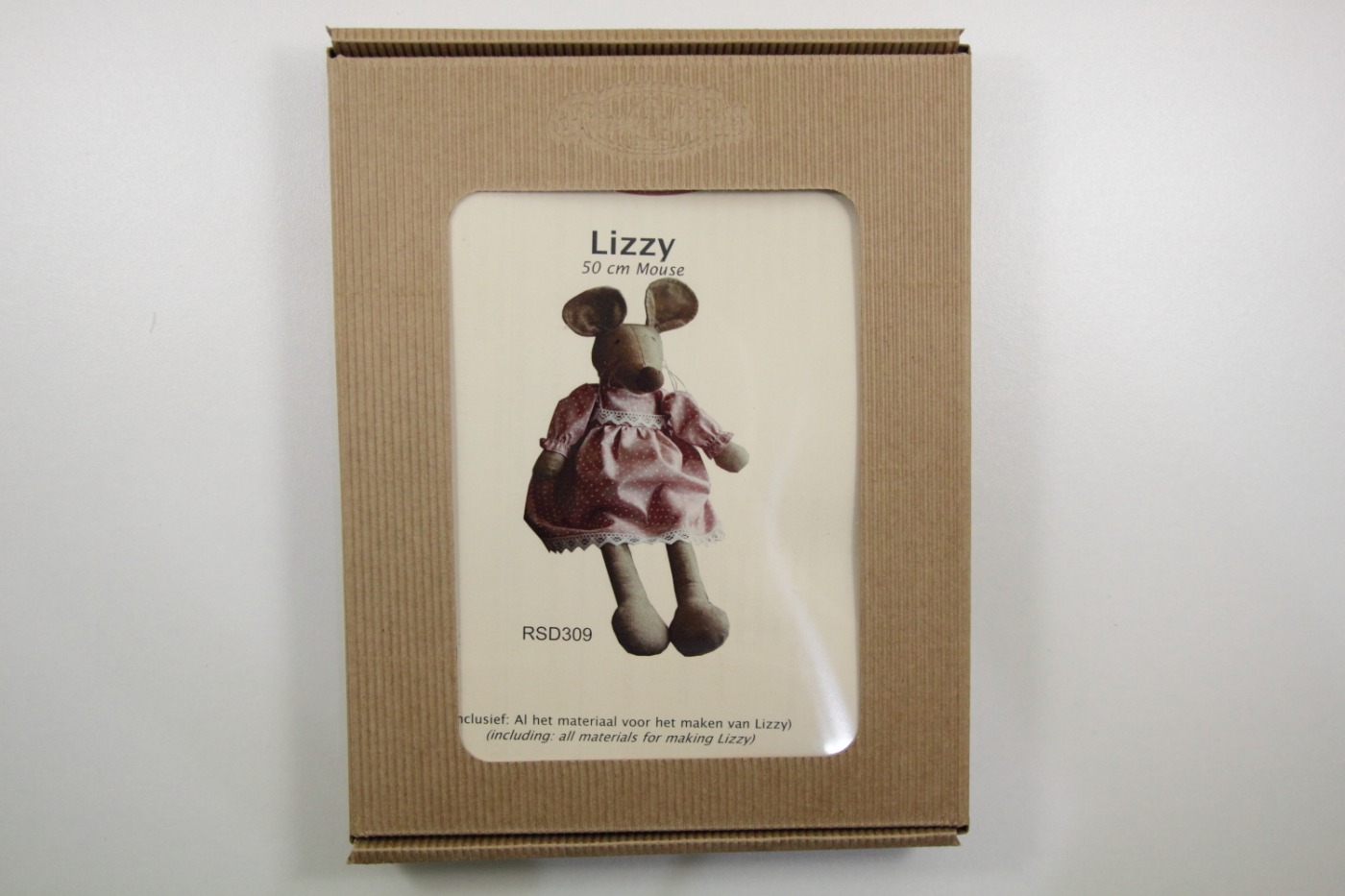 Pakketje-Lizzy-meisjesmuis Lizzy-50 cm g