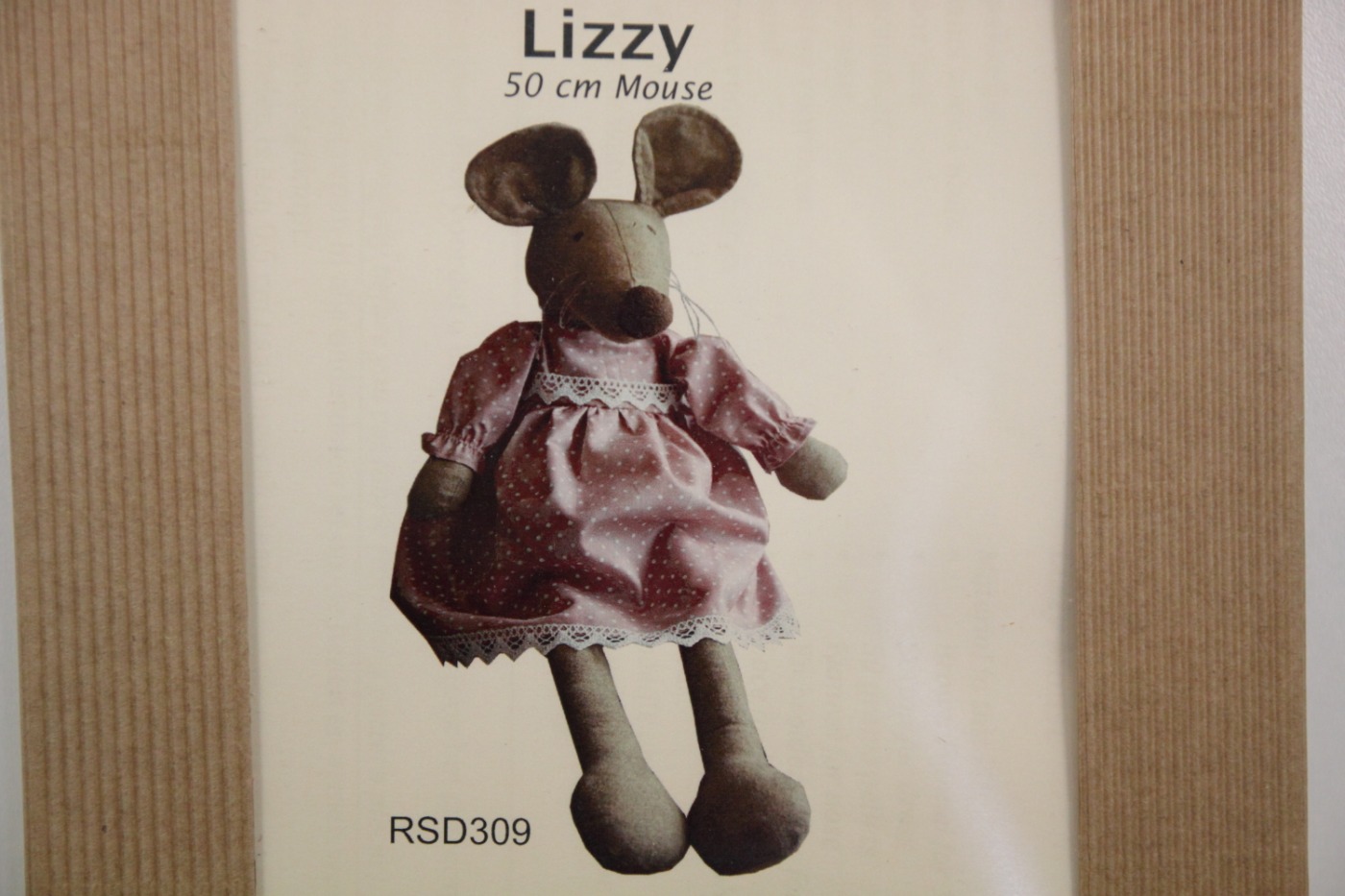 Pakketje-Lizzy-meisjesmuis Lizzy-50 cm g