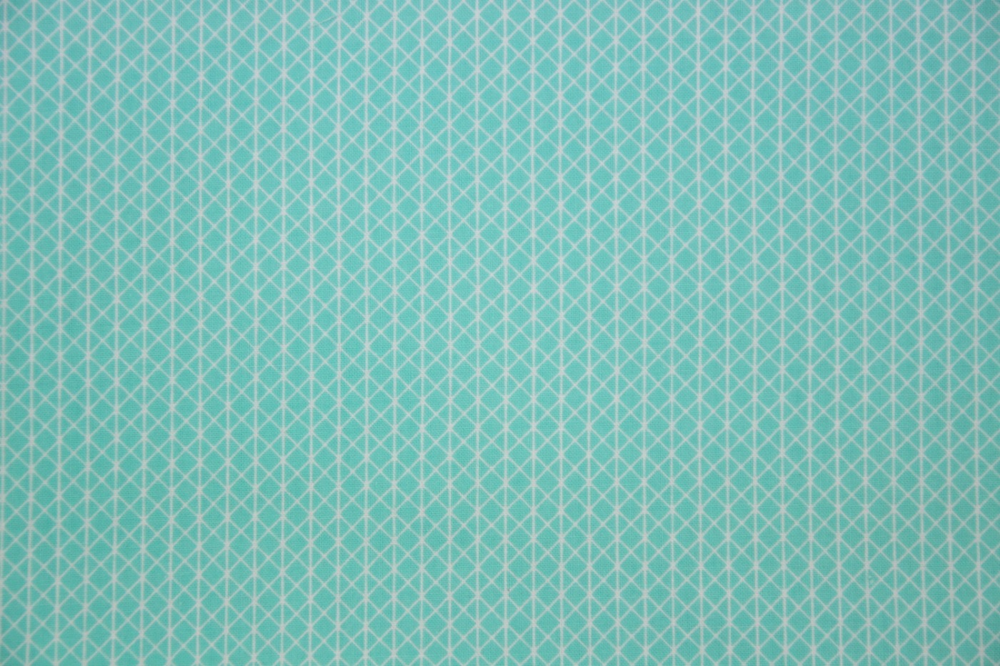 quiltstof-aqua blauw-schuine witte ruitj