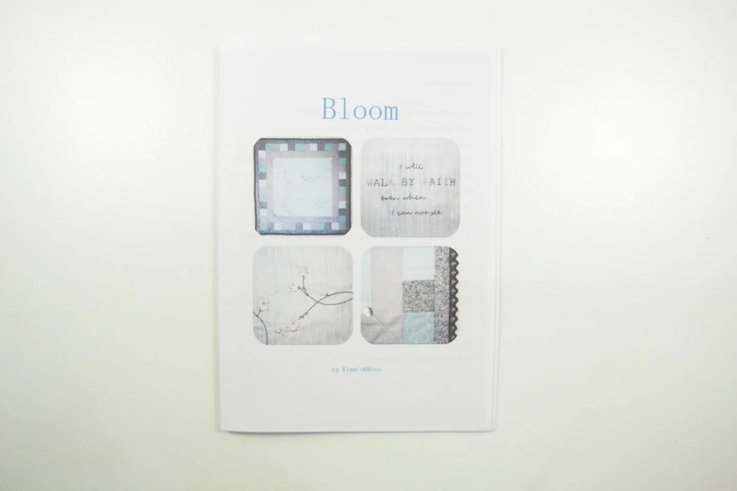 Quiltpatroon-Bloom-Kimmie&Mees-80x80cm.
