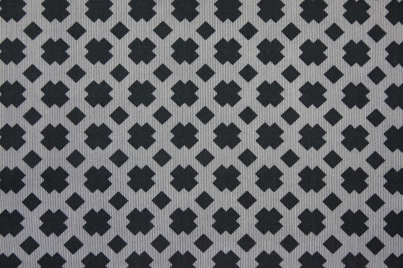 quiltstof-wit en donker blauwgrijs-groot