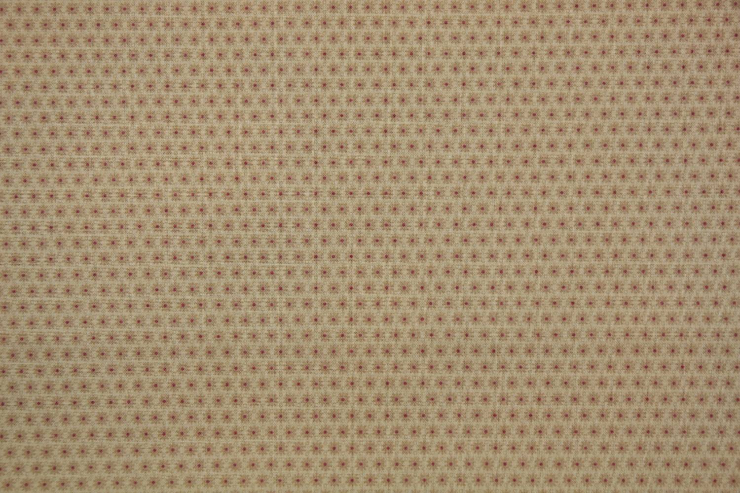 quiltstof-ecru-beige bloemetje-Marcus Fa