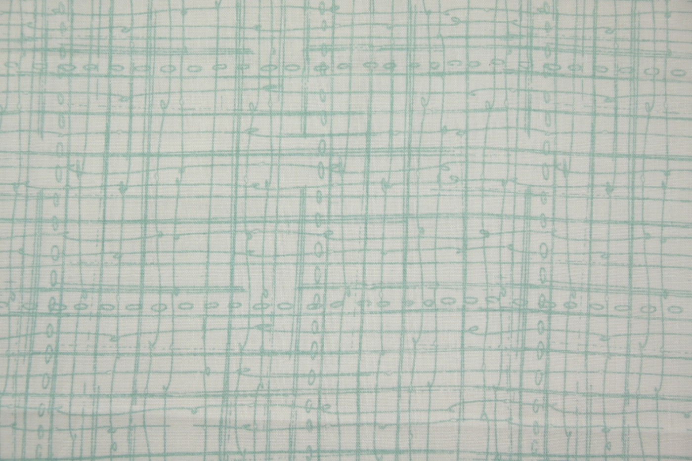 quiltstof-zachtgroen-zeegroen lijnenspel