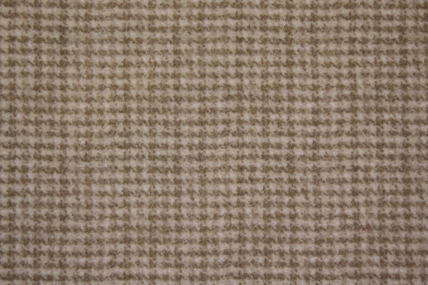 quiltstof-beige-bruin pied de poule ruit