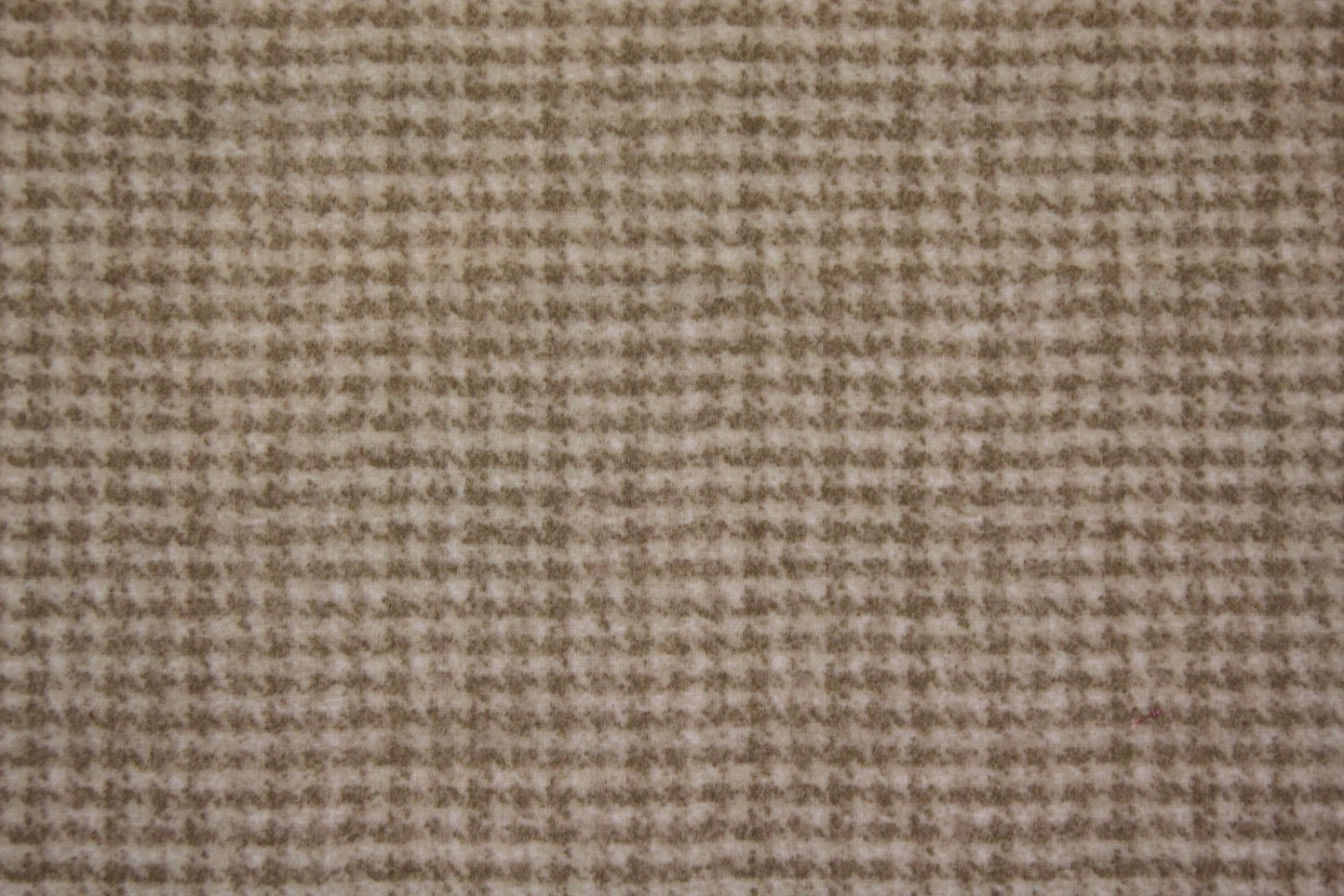 quiltstof-beige-bruin pied de poule ruit