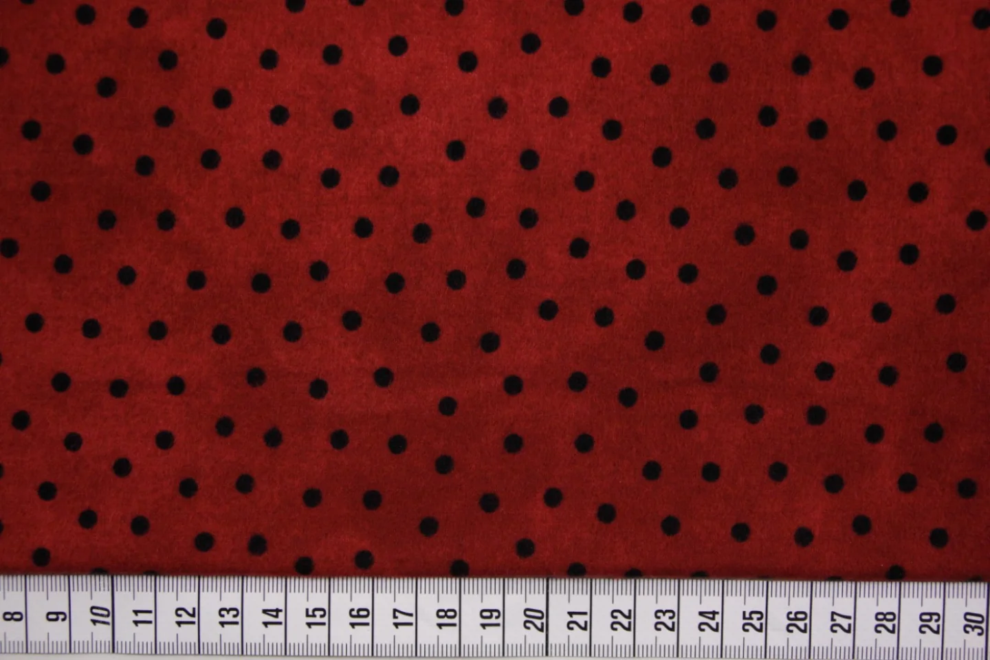 rood-zwarte stippen-flanel-woolies-retro.