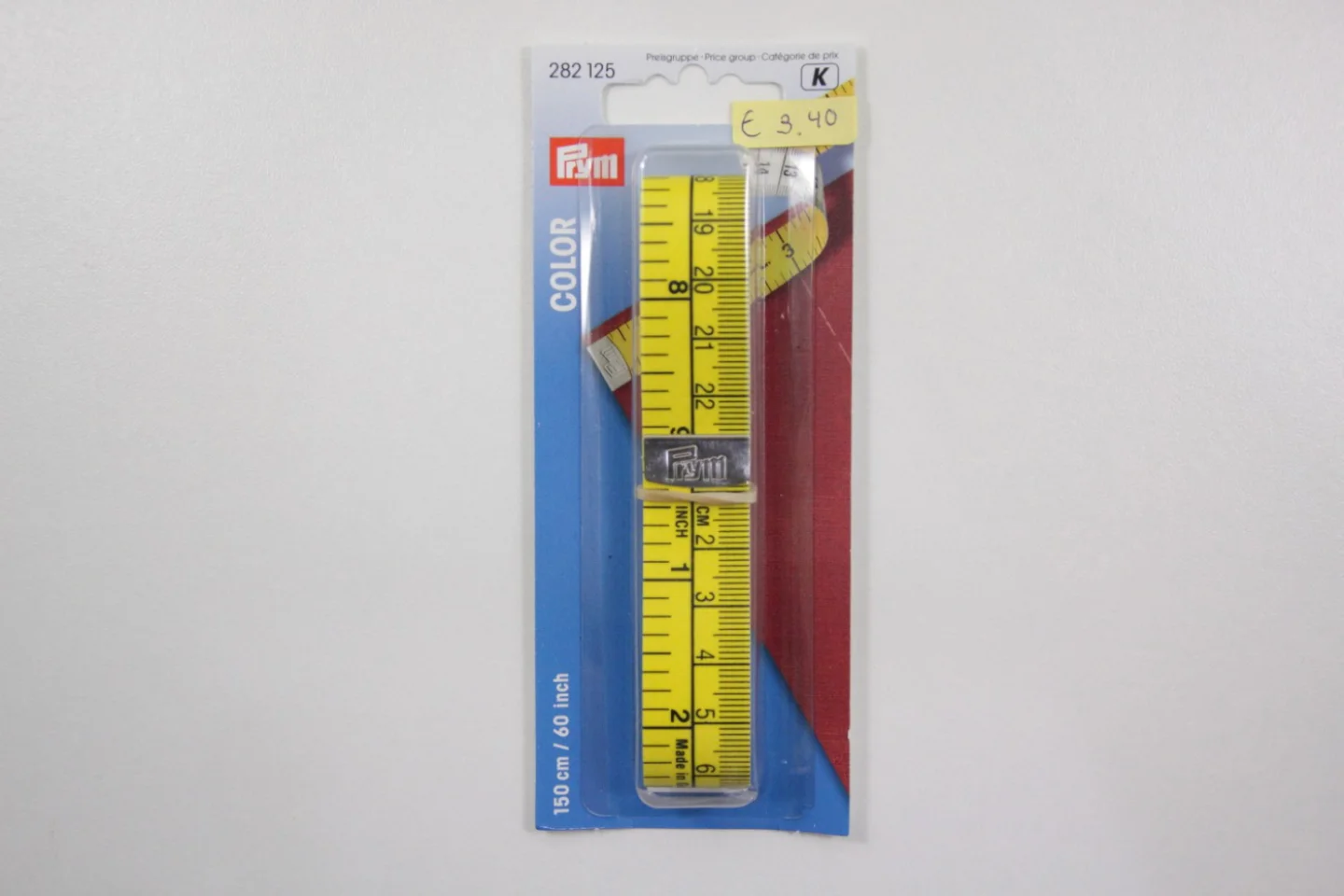 Centimeter met inches en centimeters-Pry.