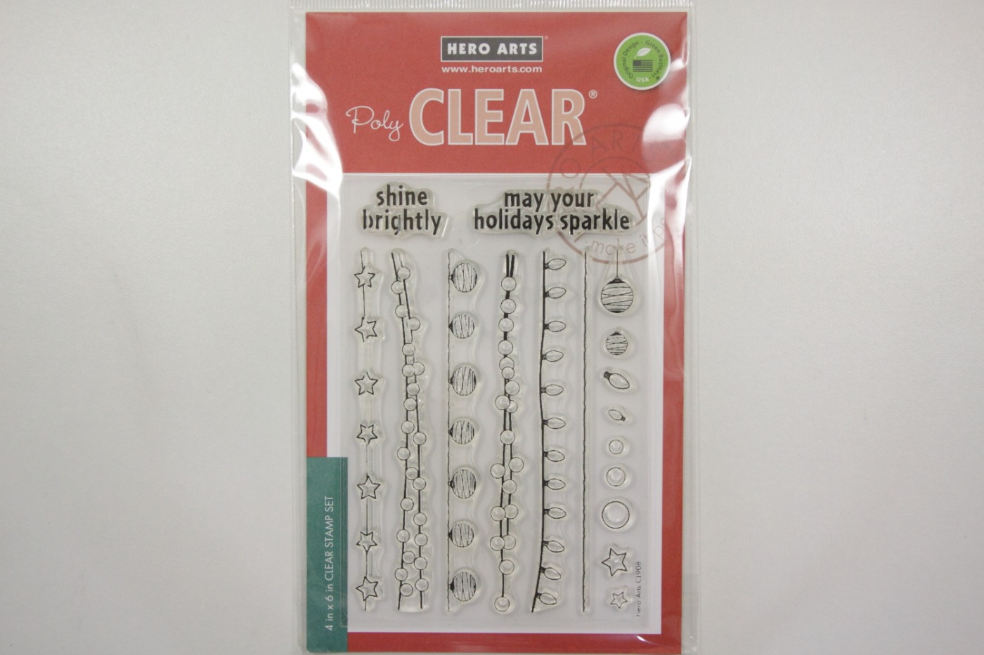 Blank stempel-Hero Arts-clear-sparkle bo