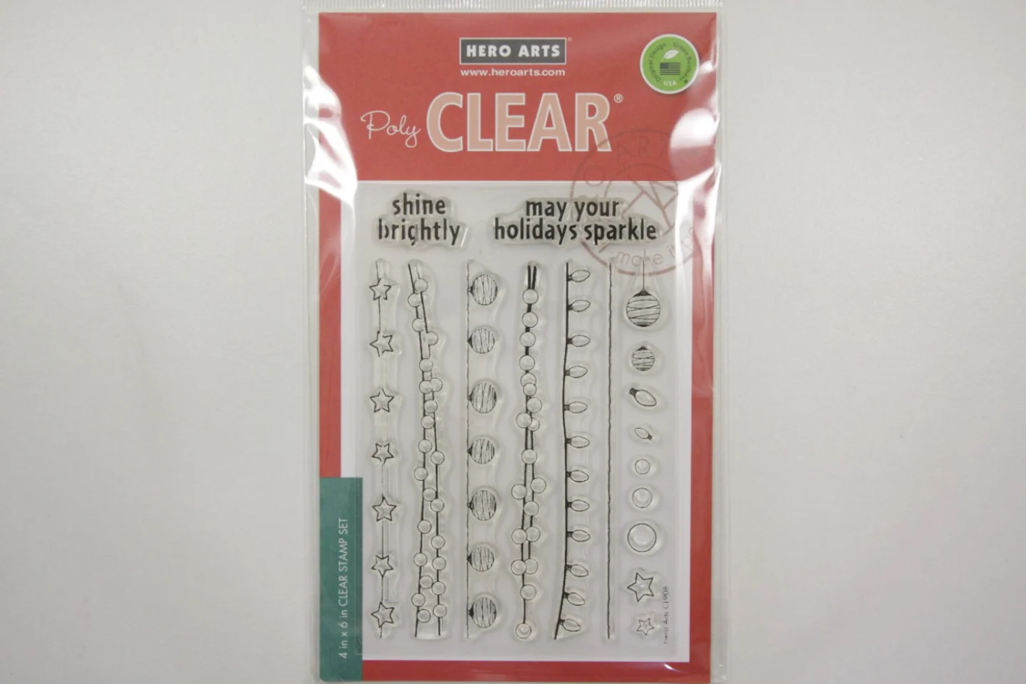 Blank stempel-Hero Arts-clear-sparkle bo.