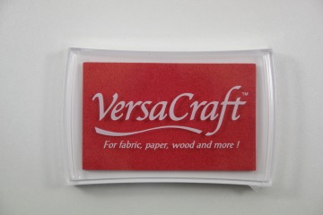 Stempelkussen-VersaCraft-Poppy Red-77x46