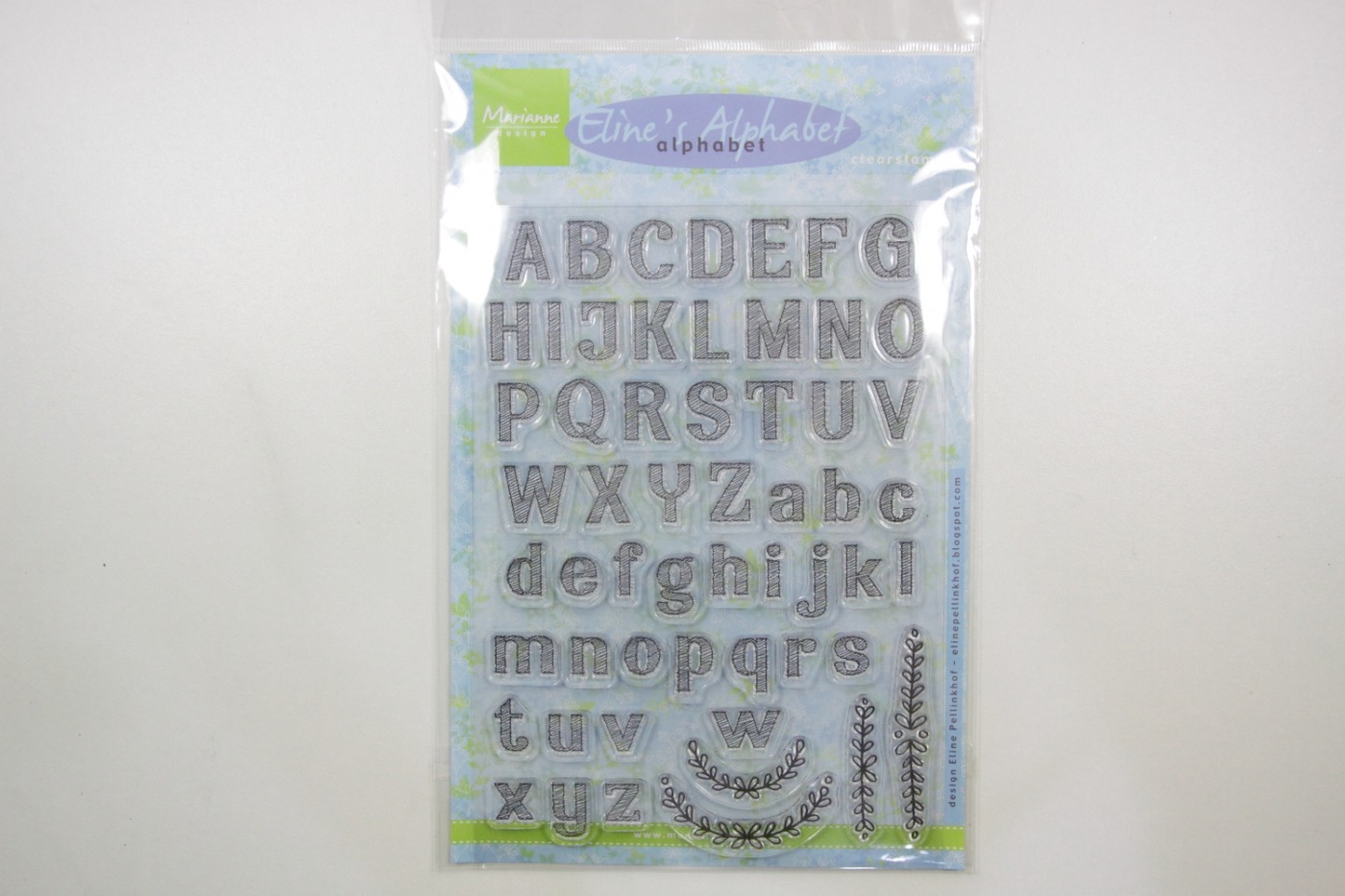 Blank stempel-Alfabet-clear-14x19,5 cm-v