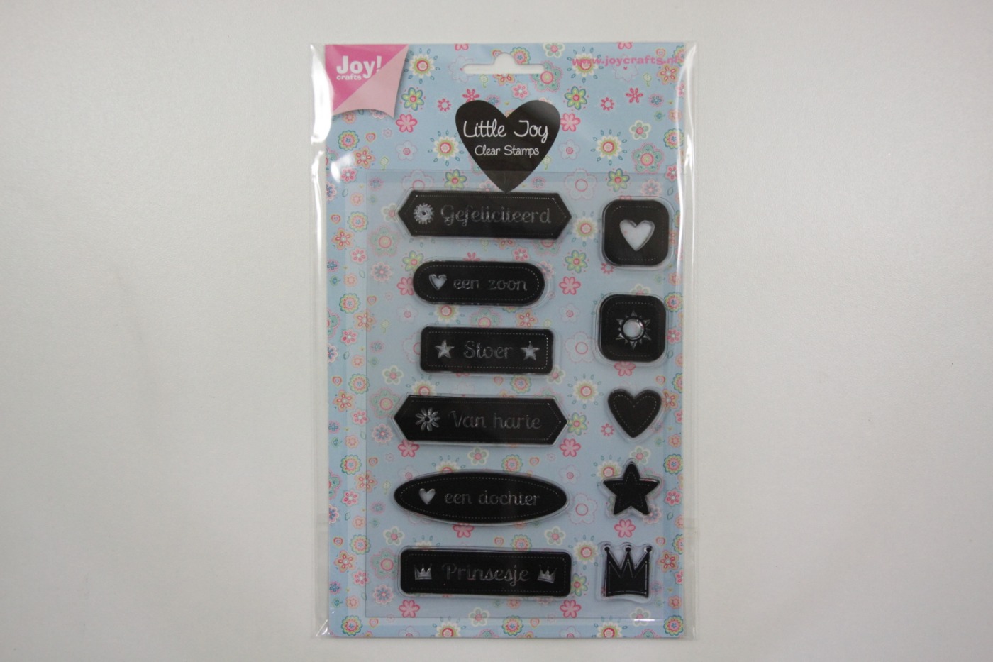 Blank stempel-geboorte baby-clear-11x15