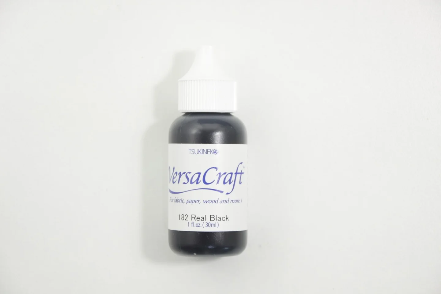 Versacraft inkt zwart-navulling-30 ml-om.
