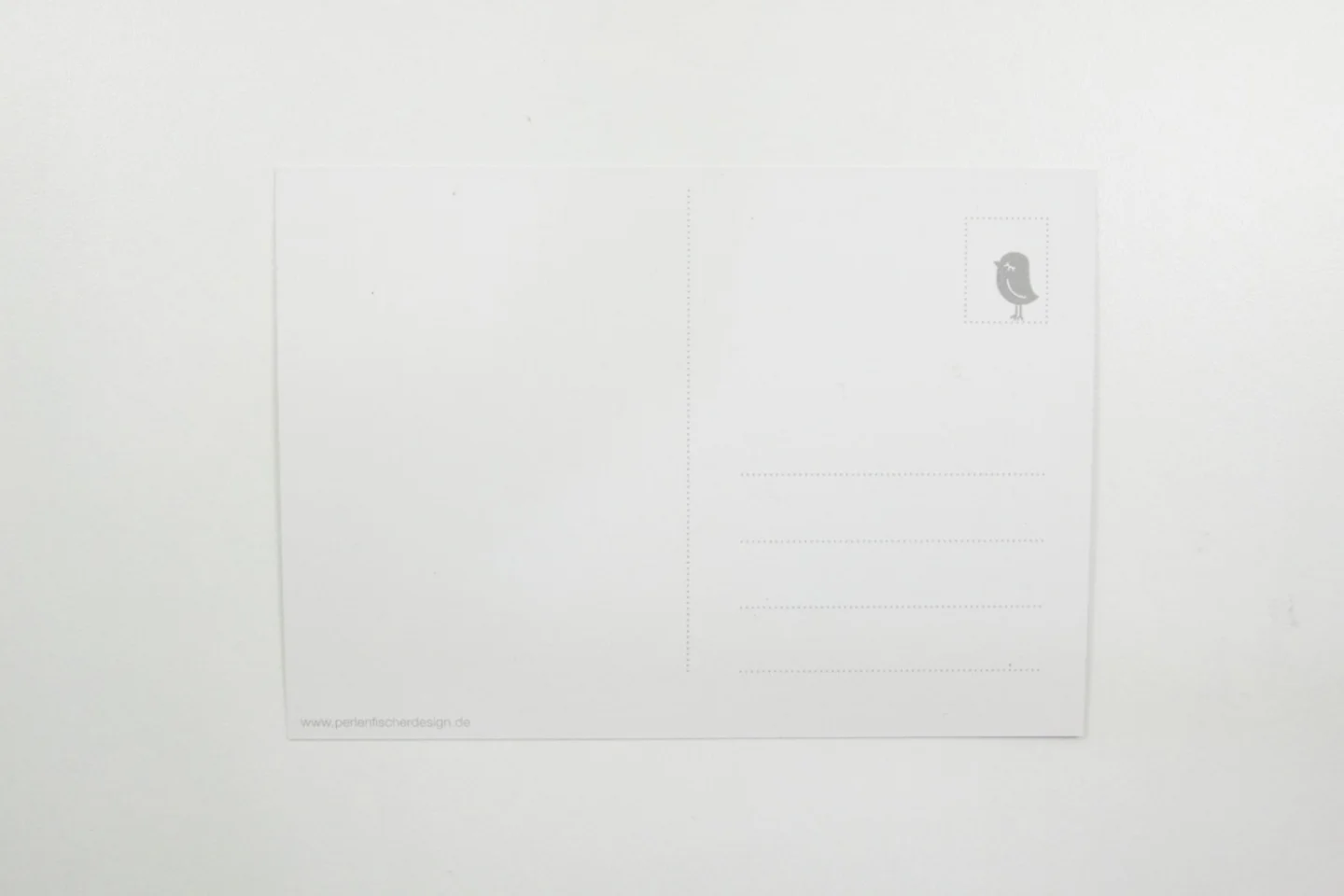 Briefkaart-A6-ivoor met grijze schuine r.