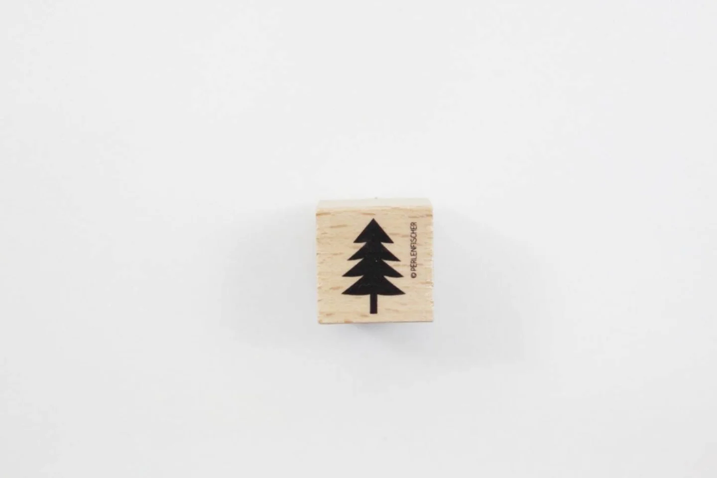 WIT-houten stempel-kerstboom-dennenboom-.