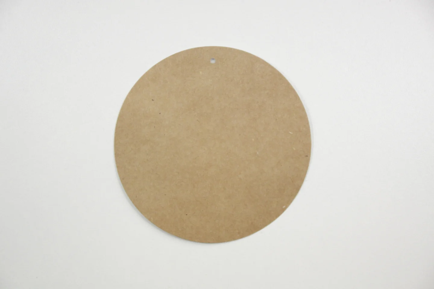 Label-kraft bruin-rond-per 5-11 cm doors.