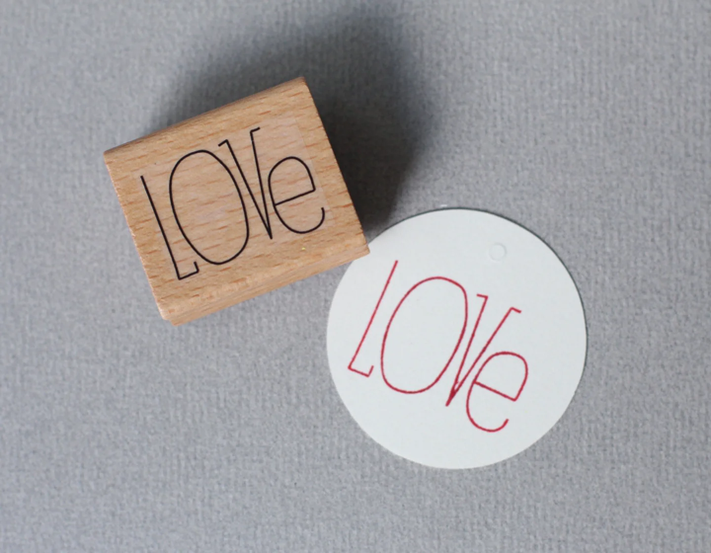 Houten stempel Love liefs liefde bruilof.