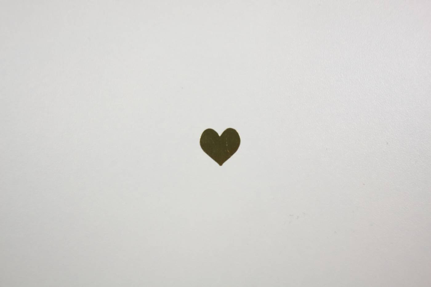 sluitsticker hartje hart goud geboorte t