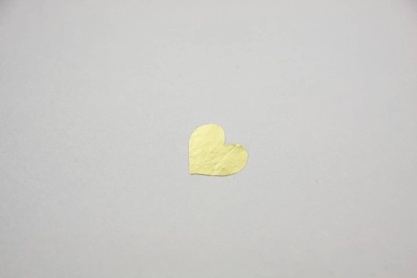 sluitsticker hartje goud gold heart gebo.