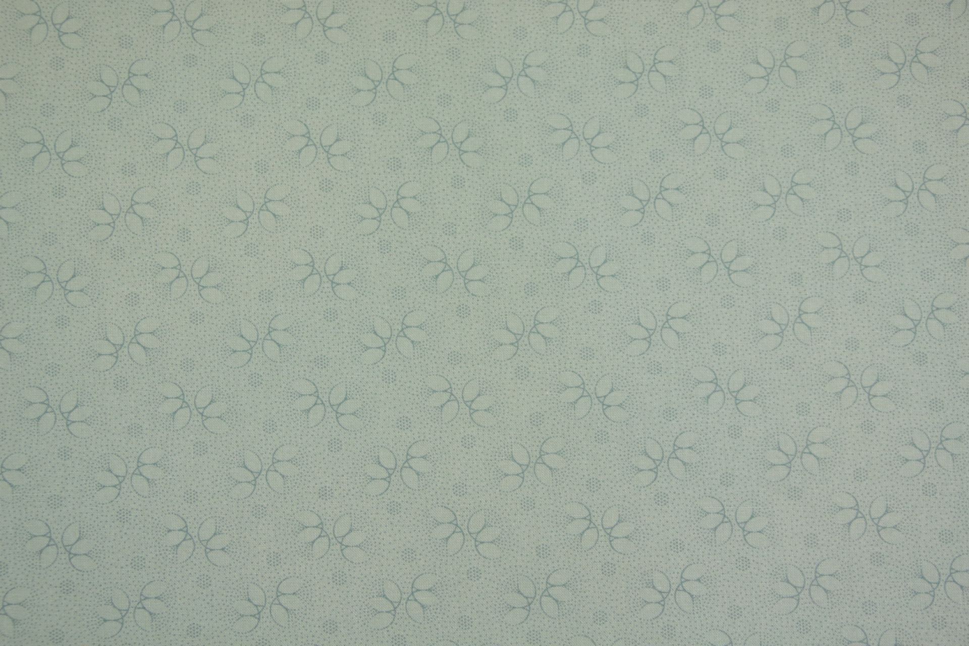 Quiltstof-zacht zeegroen- Licht turquois