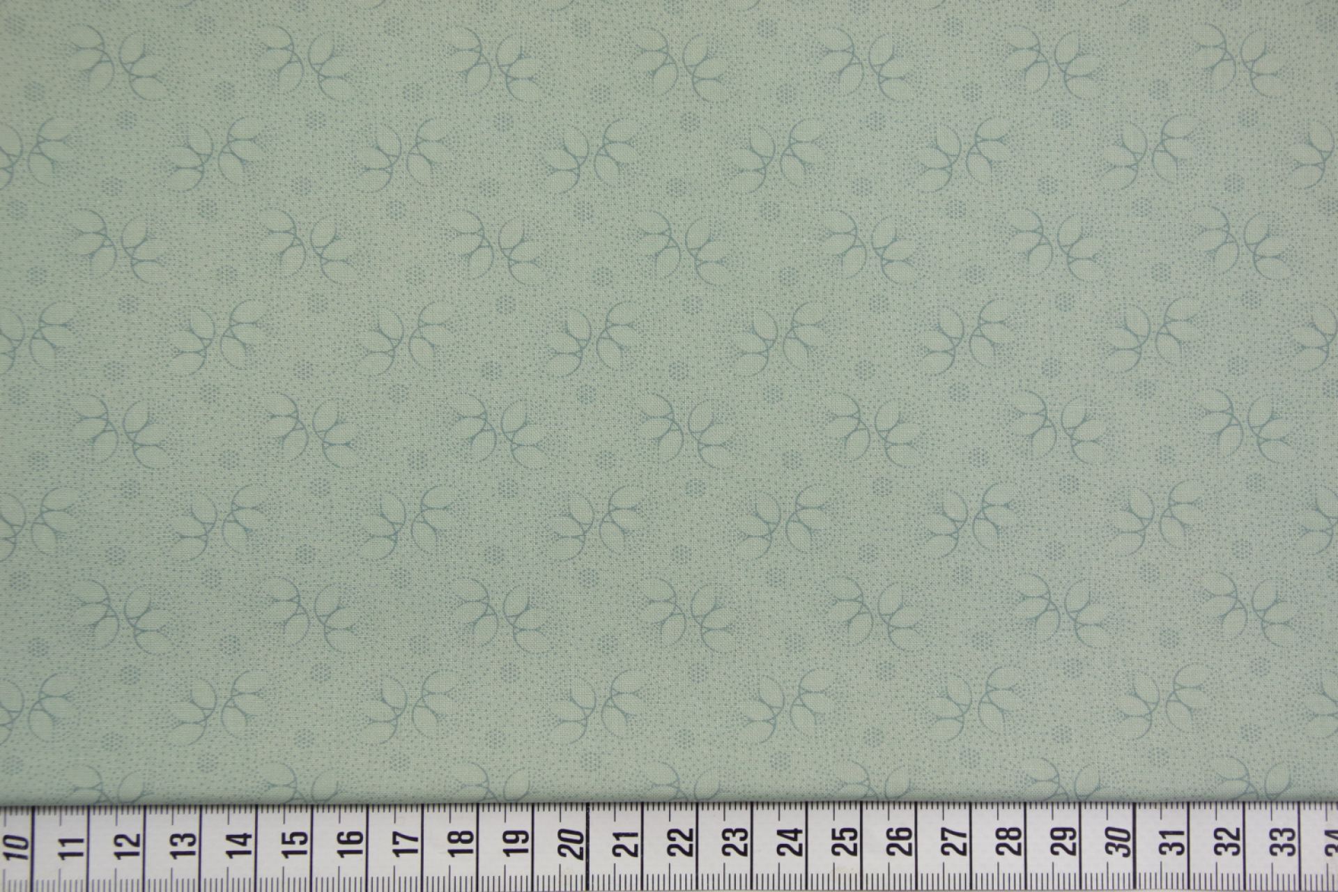 Quiltstof-zacht zeegroen- Licht turquois