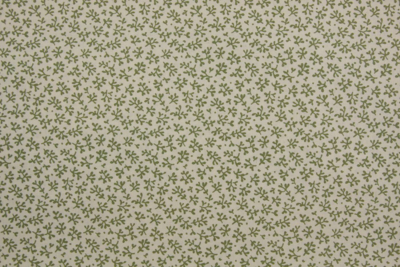 ivoor-groene takjes-Quilting Treasures-S