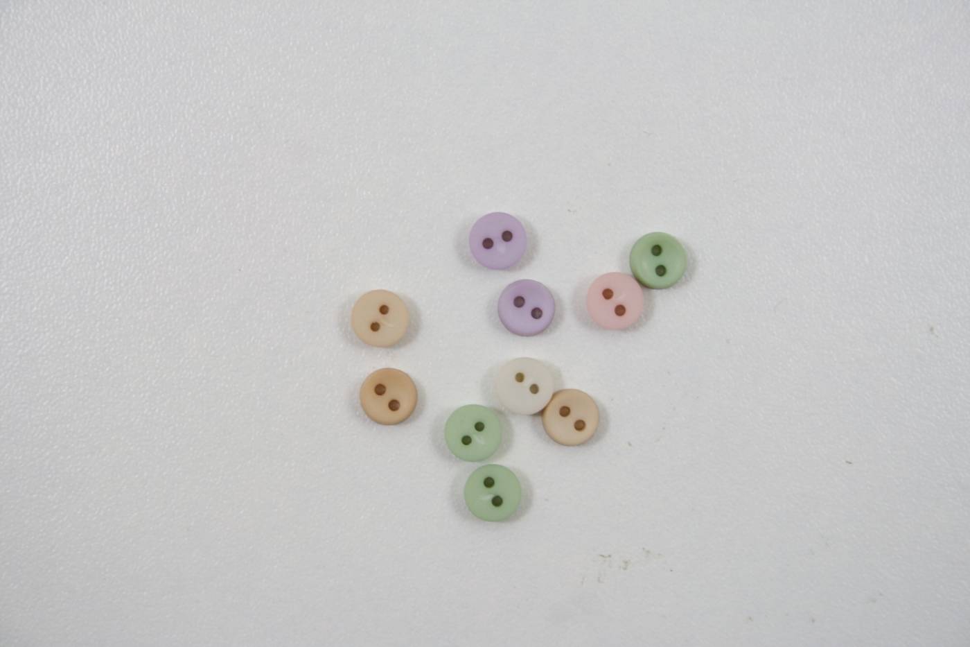 Mini sierknoopjes-rond-7 mm-pastel-Per 1