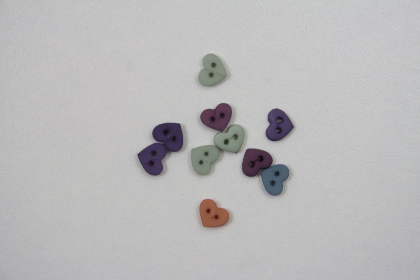 Sierknoopjes-mini hartjes-7 mm-assortie