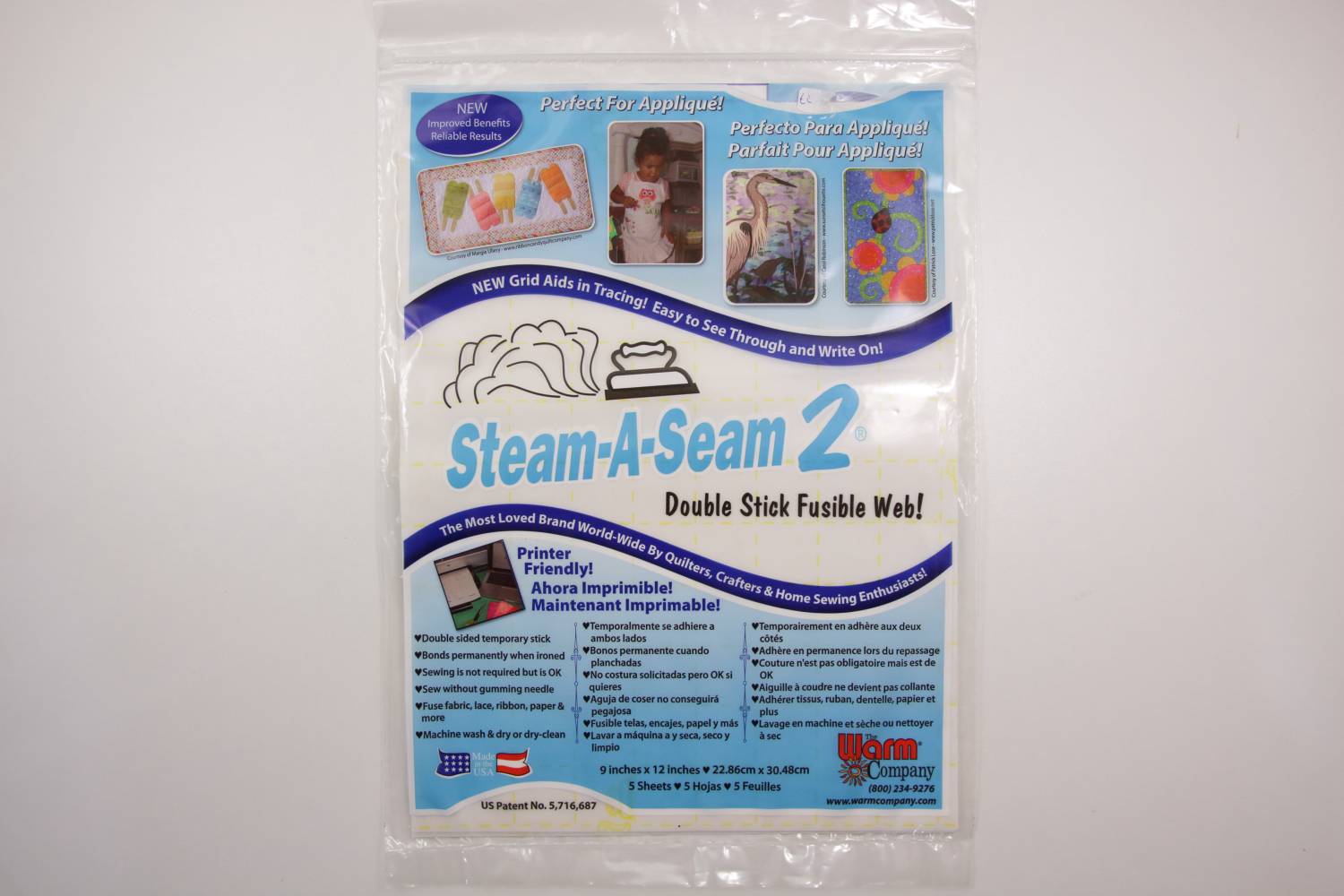 Steam a Seam 2-dubbelzijdige plakvliesel