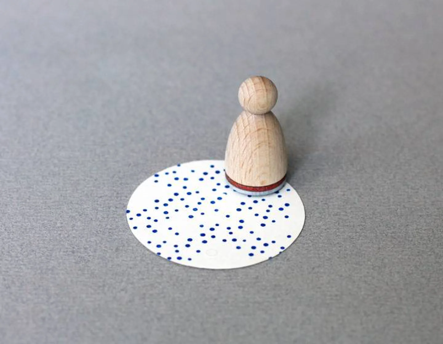 stempel puntjes perlenfischer.
