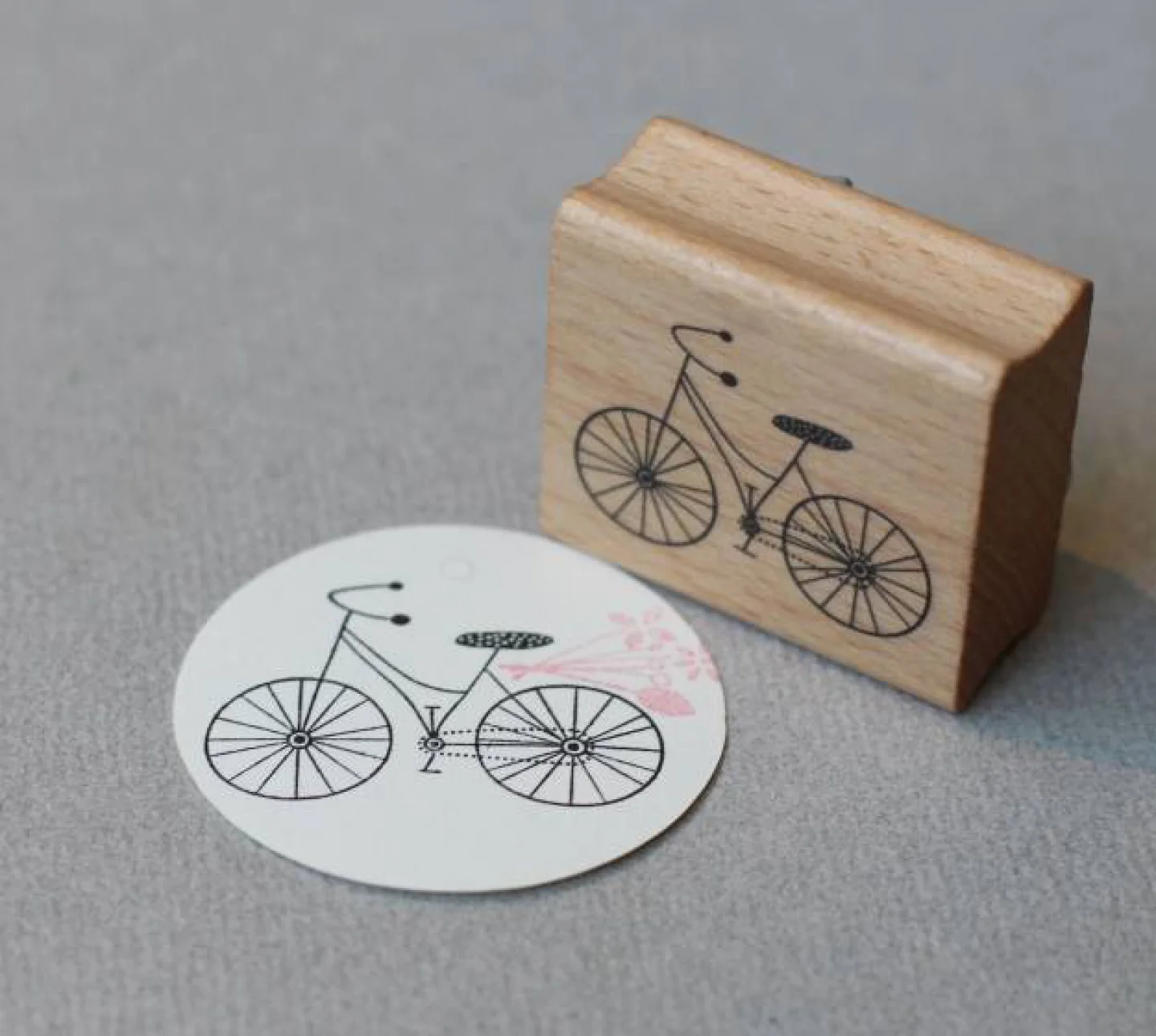 stempel fiets perlenfischer.