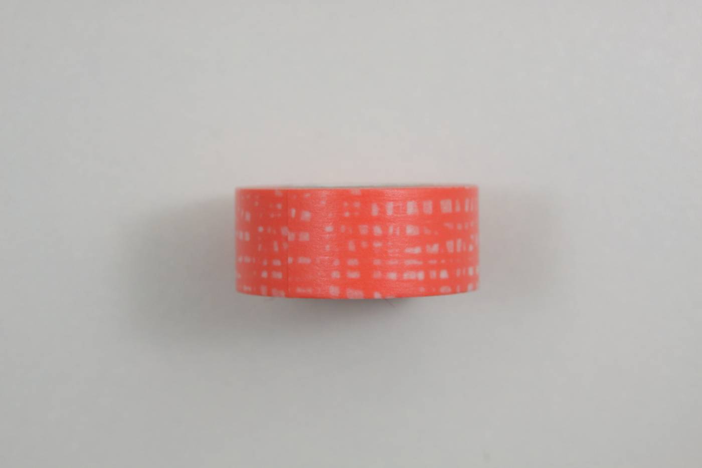 Washi tape-masking tape-wit-koraalrood-k