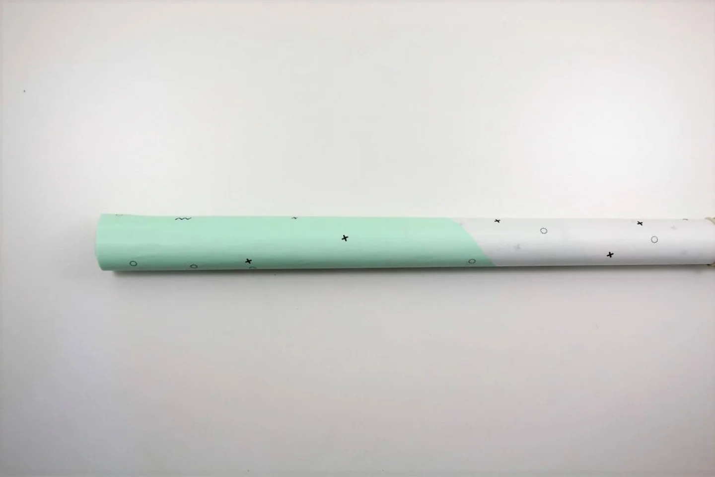 Vloeipapier grafisch mint zwart wit hip.