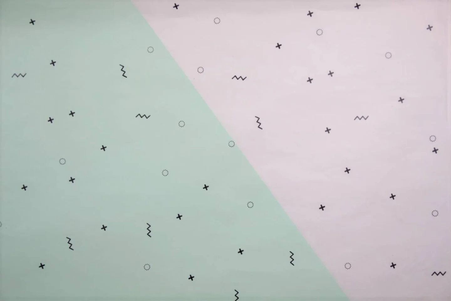 Vloeipapier grafisch mint zwart wit hip.