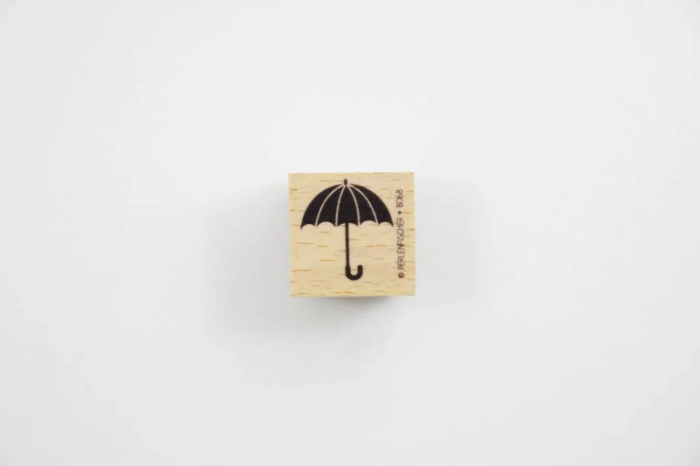 WIT-Stempel hout Perlenfischer-paraplu-u.
