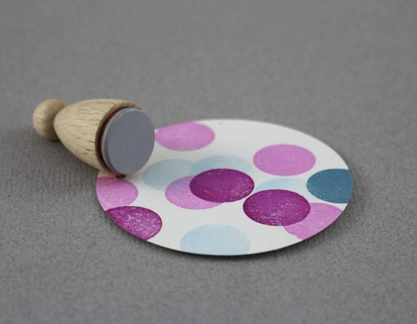 wit Stempel hout Perlenfischer-grote sti.