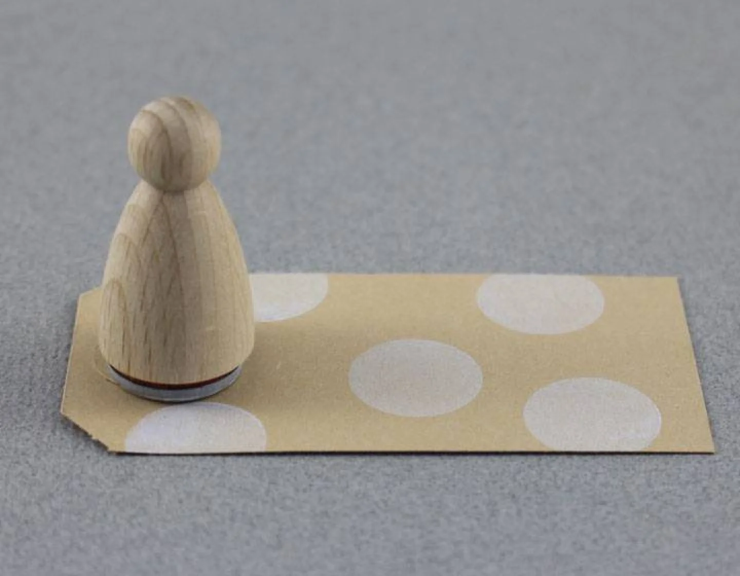 wit Stempel hout Perlenfischer-grote sti.