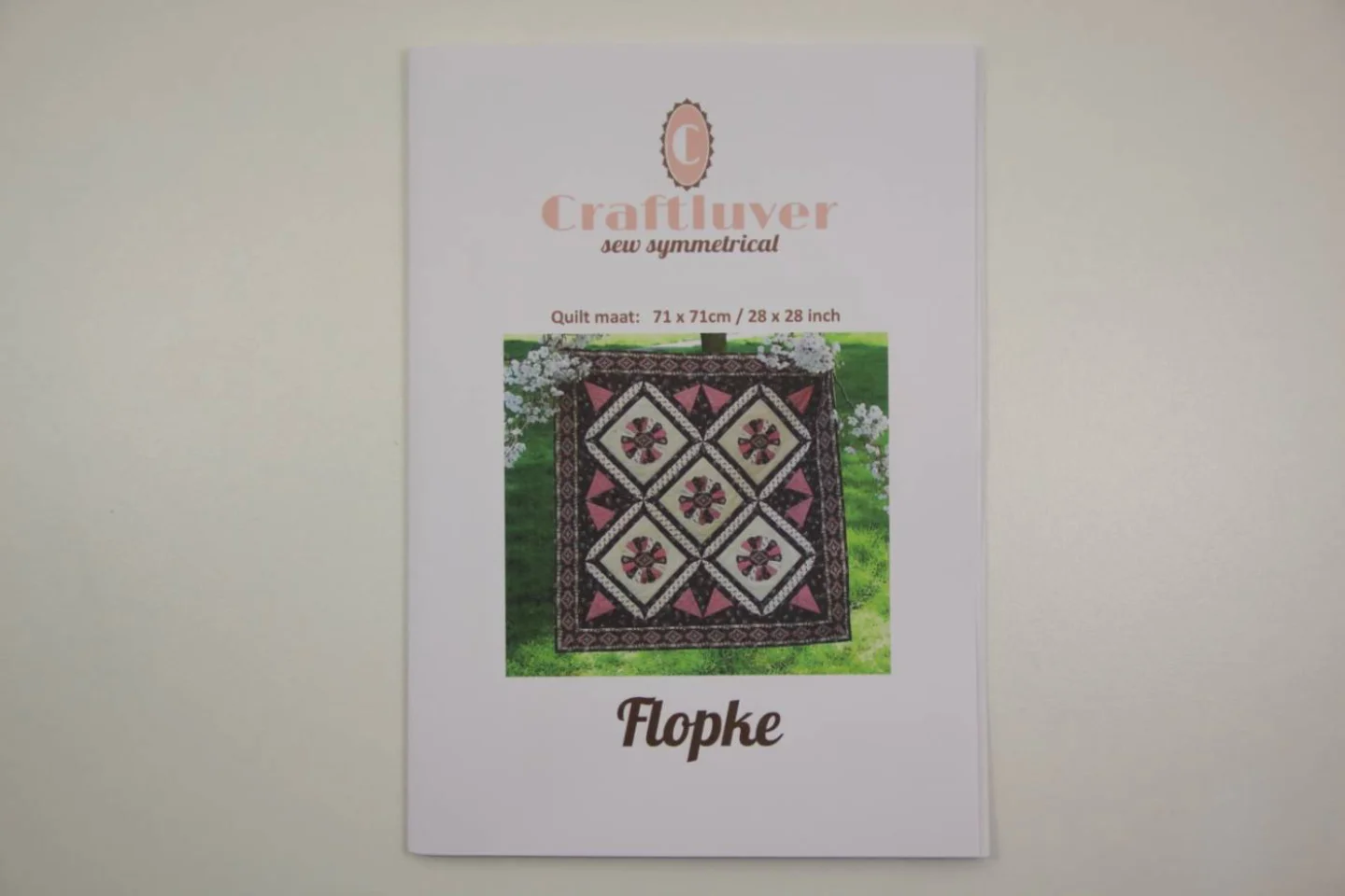 Quiltpatroon Flopke Crafluver.